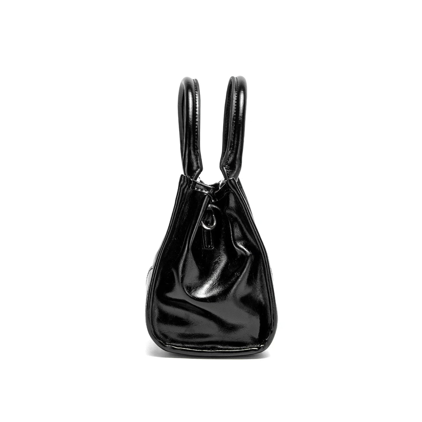Women's Shoulder Bag New Black Marble Pattern Stick Bag Detachable Shoulder Strap