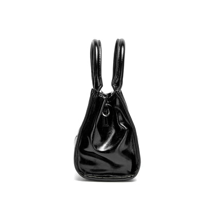 Women's Shoulder Bag New Black Marble Pattern Stick Bag Detachable Shoulder Strap