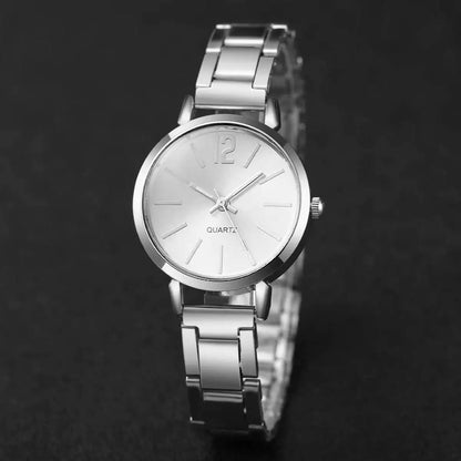1/2/3PCS Simple Dial Women Quartz Watch Fashion Small Ladies Wristwatch Reloj Mujer Girls Clock Gift（Without Box）