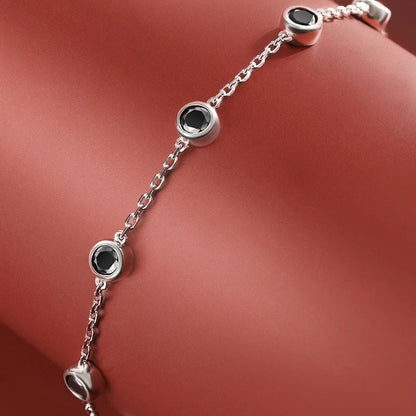 4mm 0.3CT Full Moissanite Tennis Bracelets For Women S925 Silver Plated 18K Gold Hand Chain Fine Jewelry with certificate