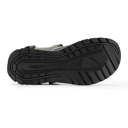 FitVille Mens Sandal Wide Toe Box Walking Athletic Sandals For Men With Arch Support Cushion Slip-Resistant Beach Sandals