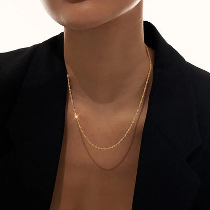 Heart Shape Pendant Necklaces Silver Color 5A Cubic Zirconia Minimalist Style Clavicle Chain Women And Girl Jewelry