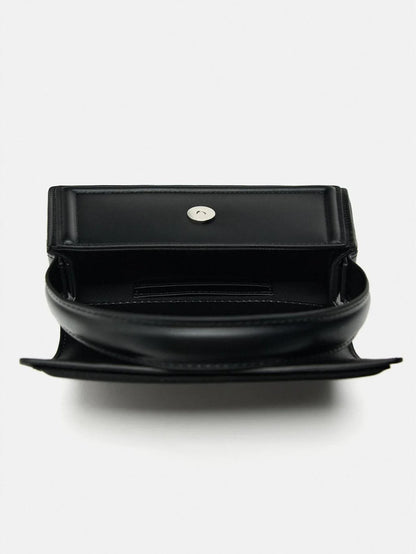 2024 summer new brown Mini City crossbody bag Black casual fashion hand bill shoulder bag