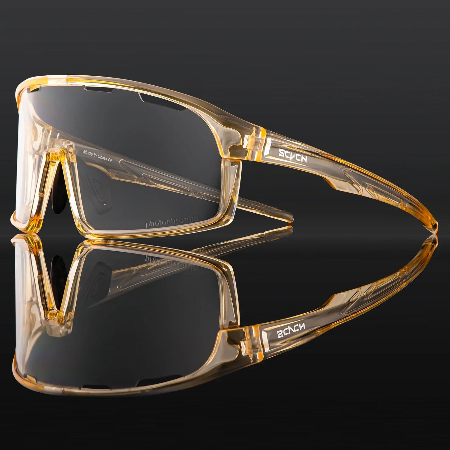 Photochromic Cycling Sunglasses Cycling Glasses UV400 Bicycle Eyewear Sports MTB Outdoor Bike Goggles Sunglasses Eyepieces