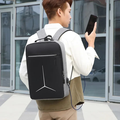 New Anti-theft USB Waterproof Hard Case Travel Smart Laptop Motorcycle Backpack Man EVA Fashion Business Men's Shell Backpack