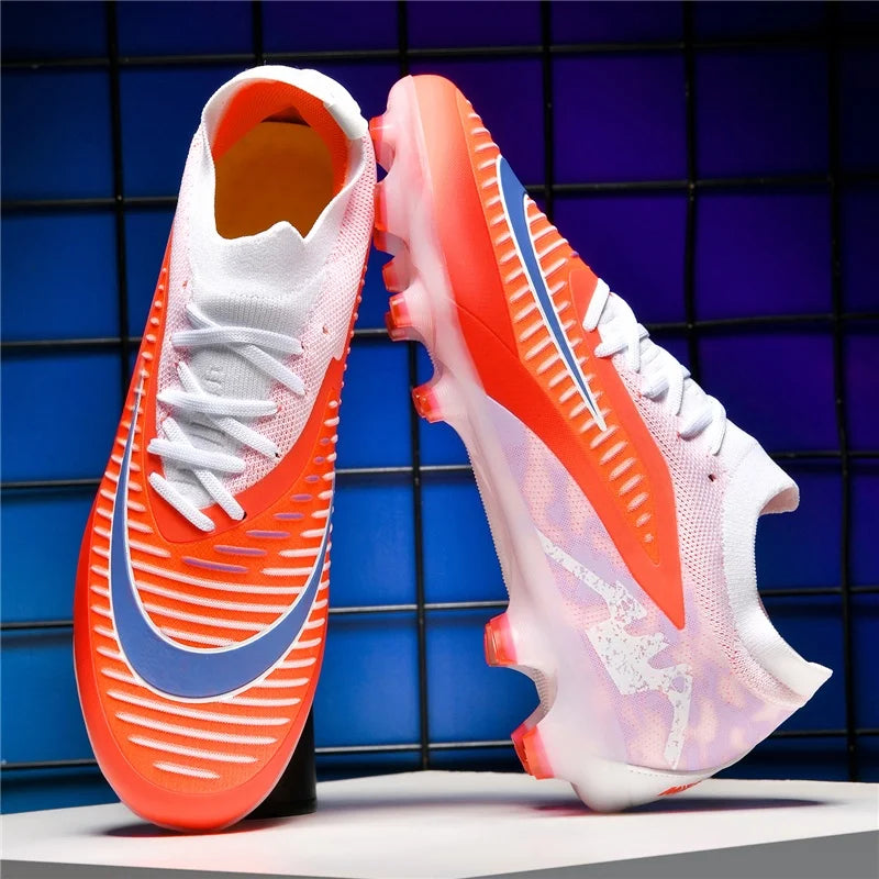New Men Football Boots Training Breathable Soccer Shoes Wholesale Unisex Professional Ultralight Indoor Futsal Drop Shipping