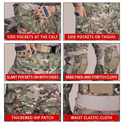 GEN3 Tactical Pants Outdoor Hiking Hunting Clothes Wilderness Survival Wear-resistant Scratch Resistant Combat Workwear Pants