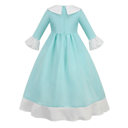 Rosalina Galaxy Princess Dress with Glowing Light Girls Game Role Play Princess Costume Halloween Rosalina Kids LED Light 10T