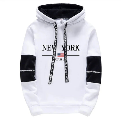 Quality Mens Tracksuit Casual Print Sweatshirts Sports Jogging Mens Clothing Autumn Winter Sportswear Single Piece Hoodie Pants