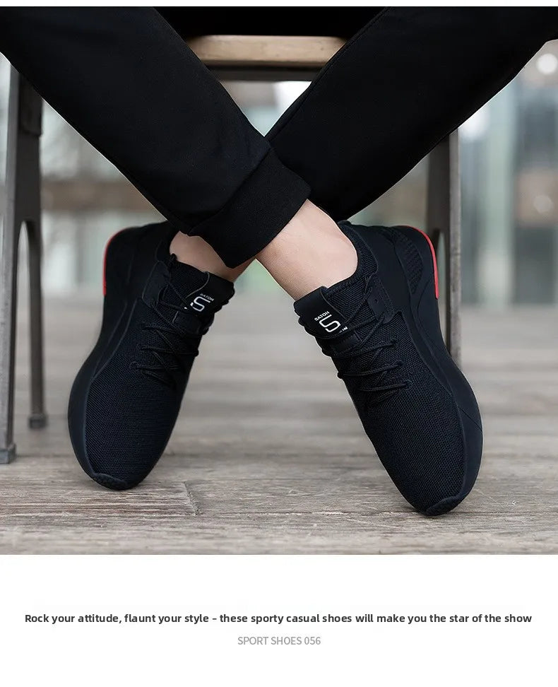 Large Size Men's Shoes 2025 Autumn New Men's Trend Sports Shoes Casual Versatile Foreign Trade Fashion Running Shoes