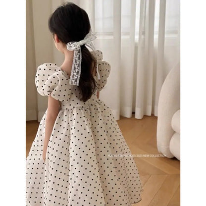 Girls Dress 2024 Spring Summer Girls Designable Sweet and Gentle Princess Dress Birthday Dress Flower Girl Clothes