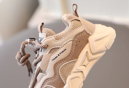 Children's Sneakers Spring Autumn Mesh Breathable School Running Sports Shoes for Boy Girl Causal Fashion Kids Basketball Shoes