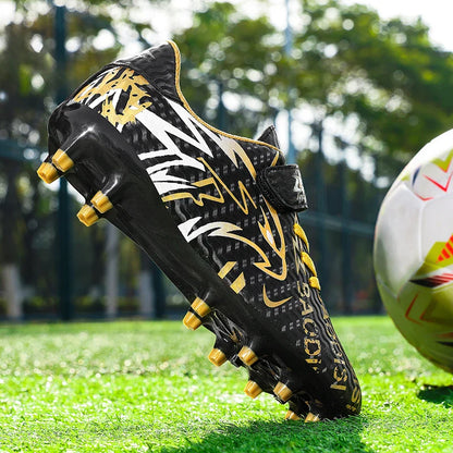 New Men Kids Football Boots Ultralight Professional Boys Match Grass Soccer Shoes Cleats Non-Slip Training Shoes Drop Shipping