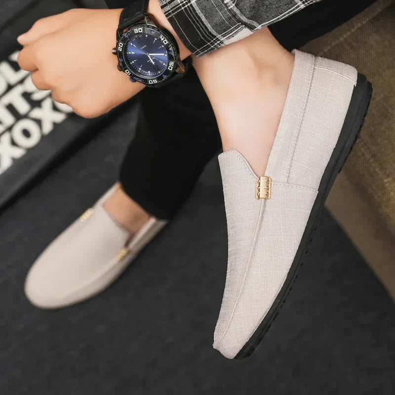 Fashion Men Casual Shoes Luxury Brand Men Loafers Breathable Comfort Slip-on Mens Driving Shoes lightweight Lazy Shoes Moccasins