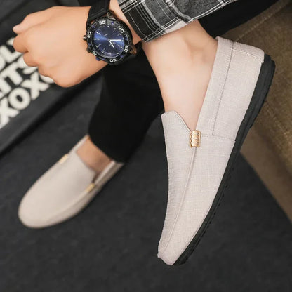 Fashion Men Casual Shoes Luxury Brand Men Loafers Breathable Comfort Slip-on Mens Driving Shoes lightweight Lazy Shoes Moccasins