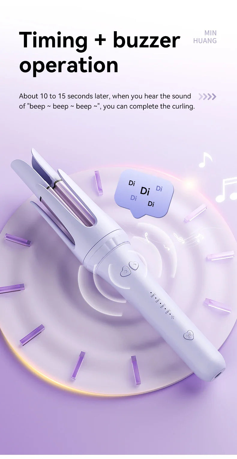 Hair Curling Iron 32mm Curler Wand Professional Curly Tongs Ceramic Electric Salon Styling Tool Small Crimping Iron