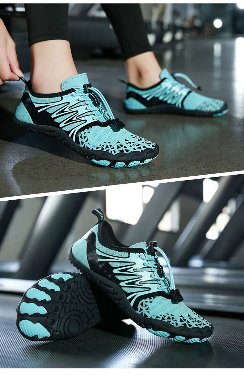 Men Women Barefoot Outdoor Aqua Shoes Couple Quick-drying Wading Beach Swimming Fitness Cycling Sports Water Sneakers