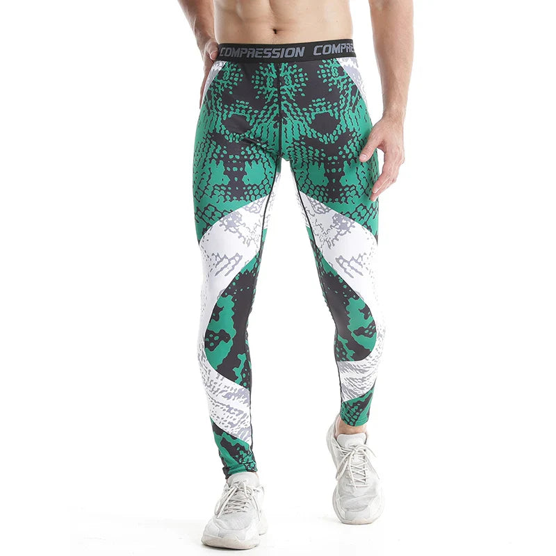 Men's Compression Pants Men Sportswear Training Legging Gym Skinny Trousers Tights Bottoms Jogging Sweatpants Running Pants Men