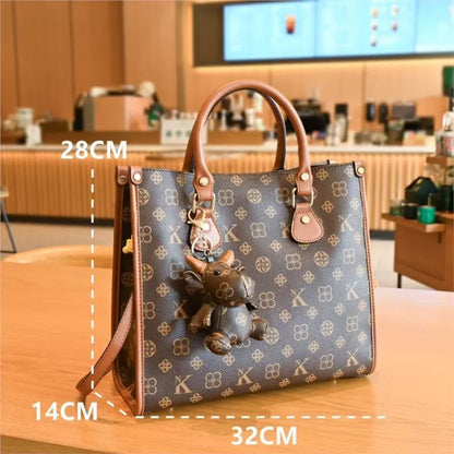 Light luxury brand women's bag 2025 new fashionable and versatile single shoulder crossbody high-end handbag with large capacity
