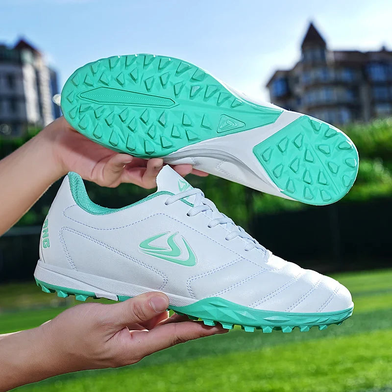 New Men Football Boots Futsal Soccer Shoes TF FG Grass Cleats Comfortable Outdoor Training Shoes Match Breathable Sport Indoor