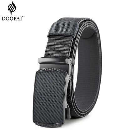 Men Elastic Belt Alloy Metal Automatic Buckle for Men Durable Tactical Belt Cowboy Outdoor Army Belt Hunting Women'S Belt Jeans
