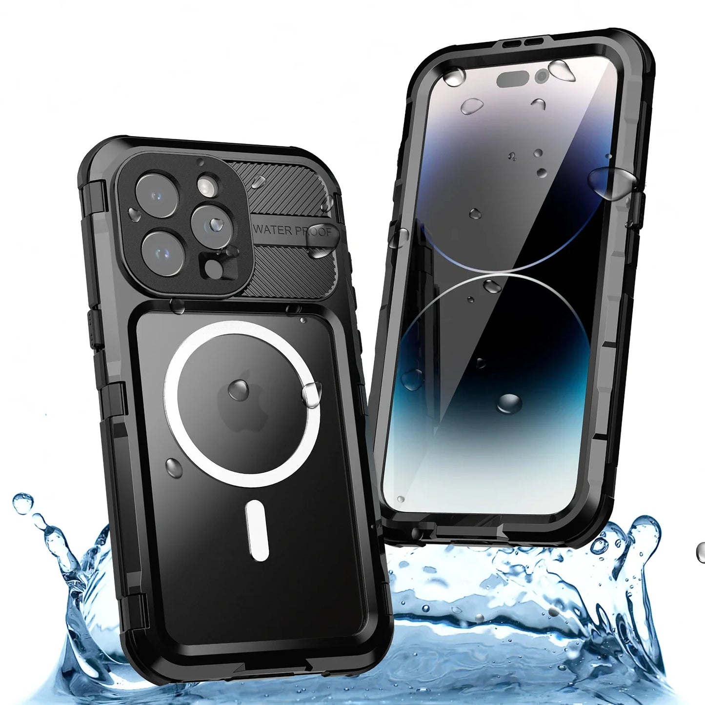 Bluetooth 30 Meter Deep Waterproof Case For iPhone 17 Air 16 15 14 13 12 Pro Max 11 Samsung Galaxy S25 S24 S23 S22 Ultra Note 20