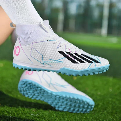 New Unisex Football Boots Professional Non-slip Soccer Shoes Outdoor Drop Shipping Futsal Match Training Sport Sport Sneakers