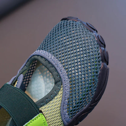 Summer Toddler Kids Boys Girls Shoes Breathable Mesh Non-Slip Soft Sole Lightweight for Beach Swimming Outdoor Daily