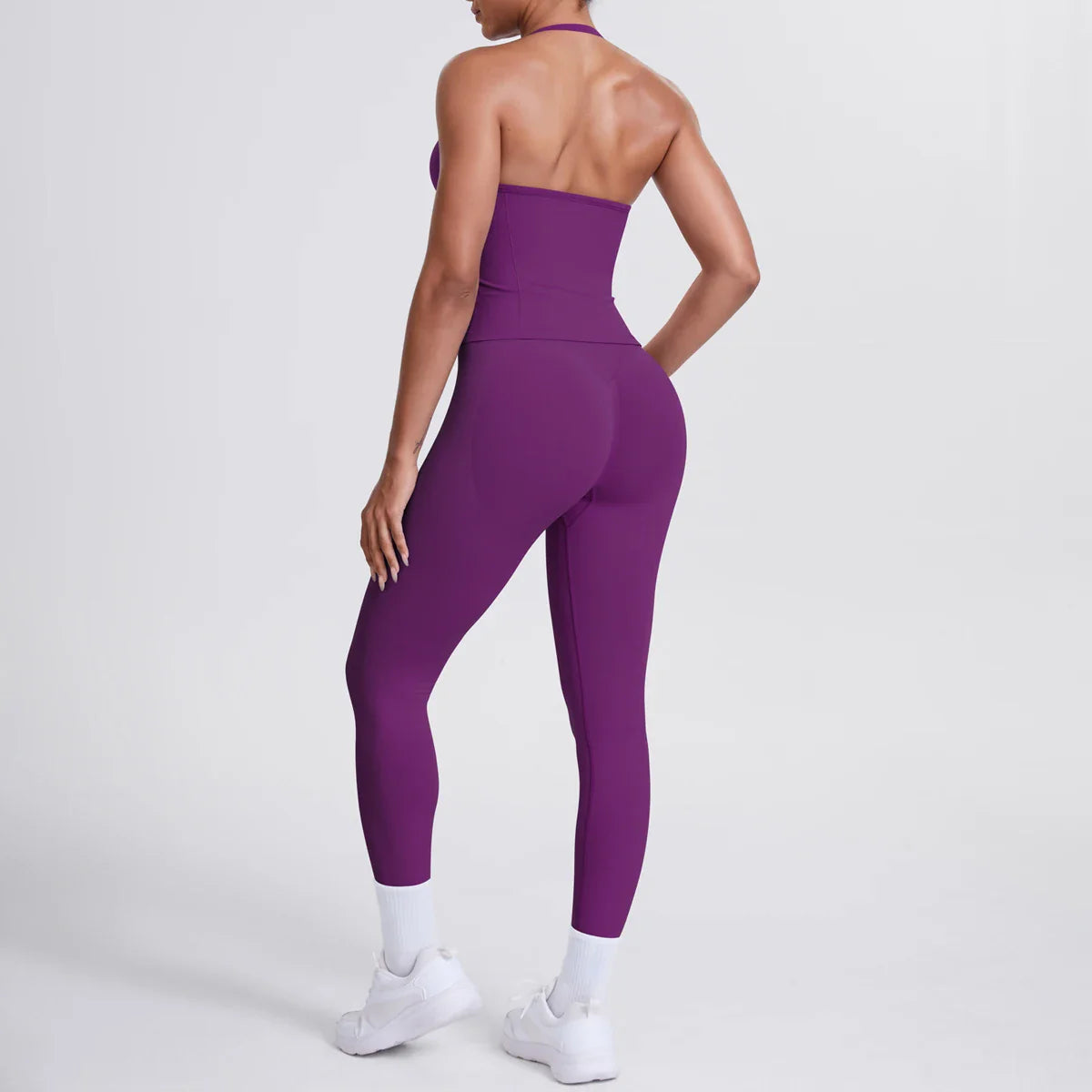 2 Piece Yoga Clothes Women Tracksuit Athletic Wear Pilates Fitness Suit Gym Workout Push Up Clothes Sports Bra Leggings Suit