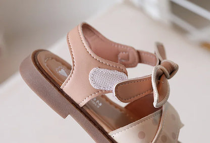 2026 Summer New Girls Soft Bottom Sandals Fashion Retro Hollow Roman Casual Shoes Open-toe Hundreds Of Princess Beach Shoes