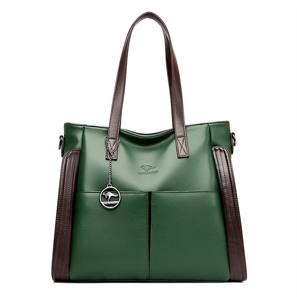 Women Fahsion Tote Bag Handbag Purses Large Luxury Designer Shopper Bag Soft Leather Branded Shoulder Crossbody Messenger Bag