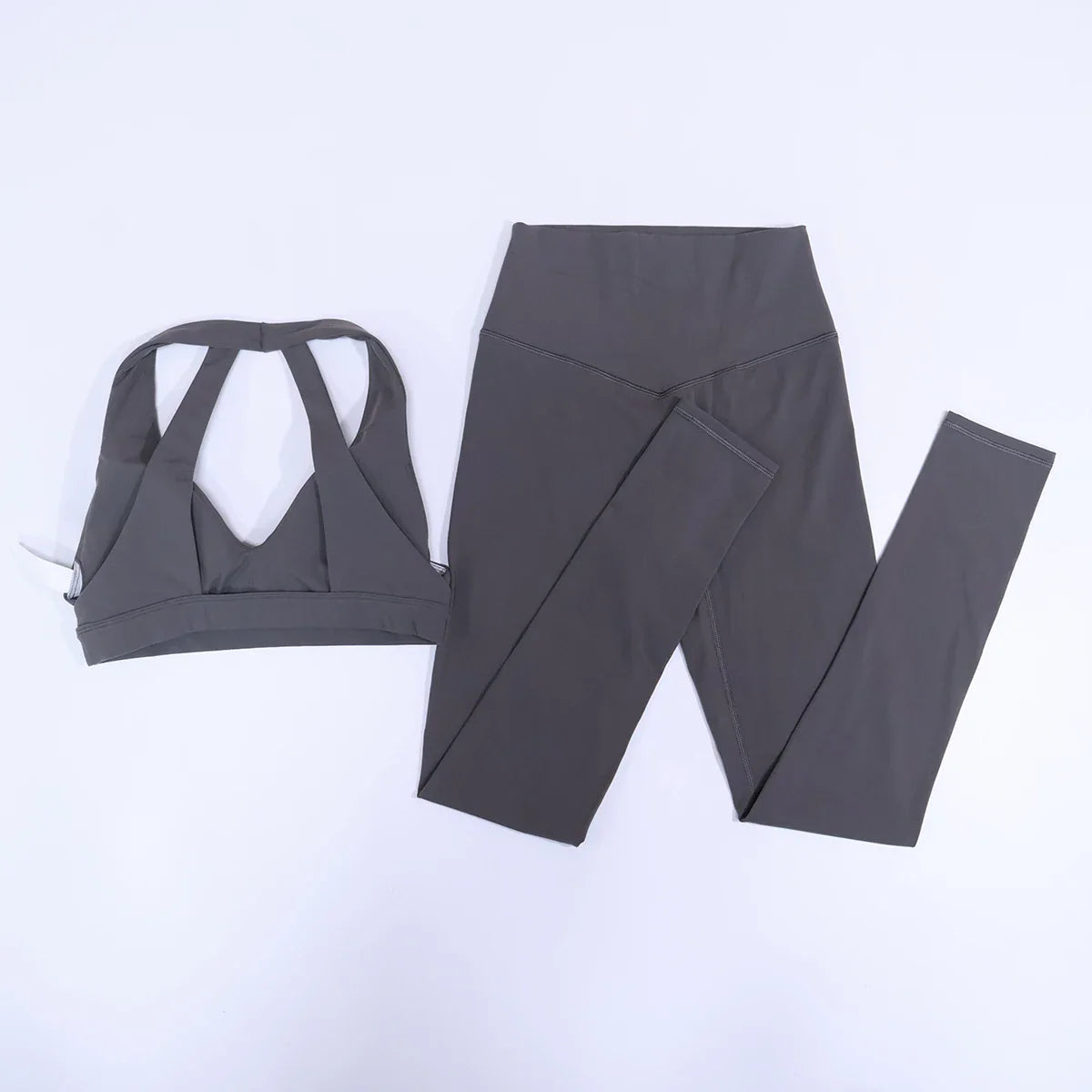 New Summer Women's Ultra Soft Sports Bra And Yoga Pants Set Fashionable Two-Piece Gym Workout Shock-Absorbing Underwear Suit