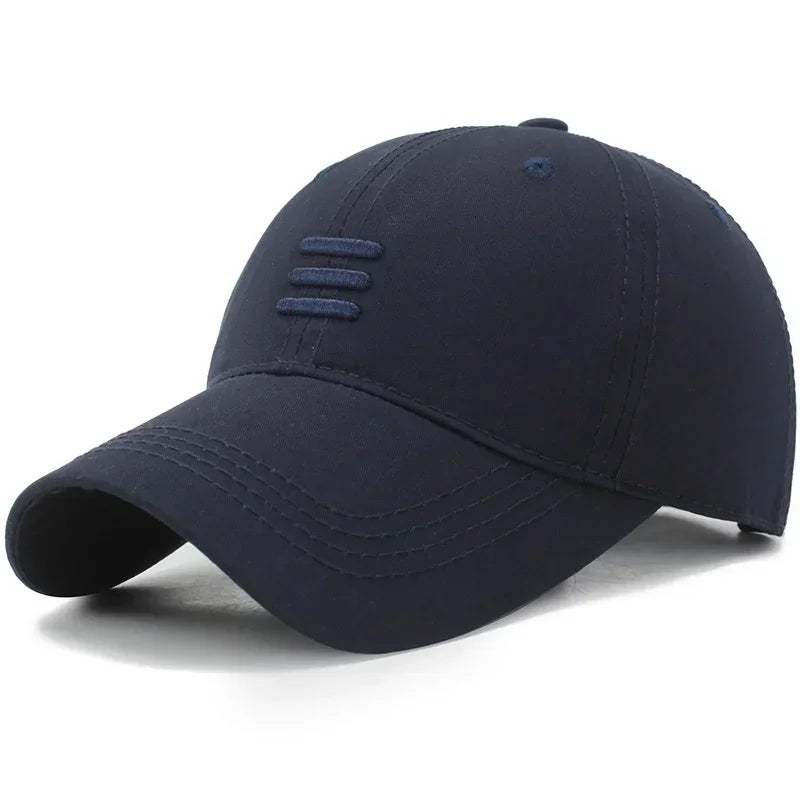 Hat baseball cap European and American fashion spring and autumn sun hat simple black summer leisure duckbill cap sports cap