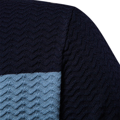 2024 New Summer Textured Ribbed Knit Polo Shirt for Men Short Sleeve Breathable and Cool Mens Polo Shirts