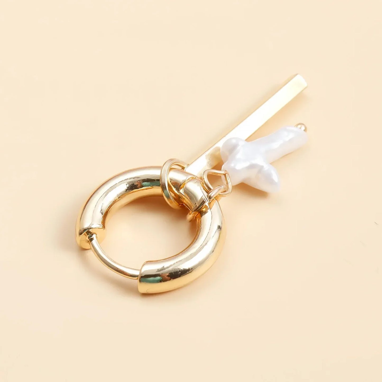 Geometric Crystal Asymmetric Dual-use Ear Buckle Earrings for Women Jewelry