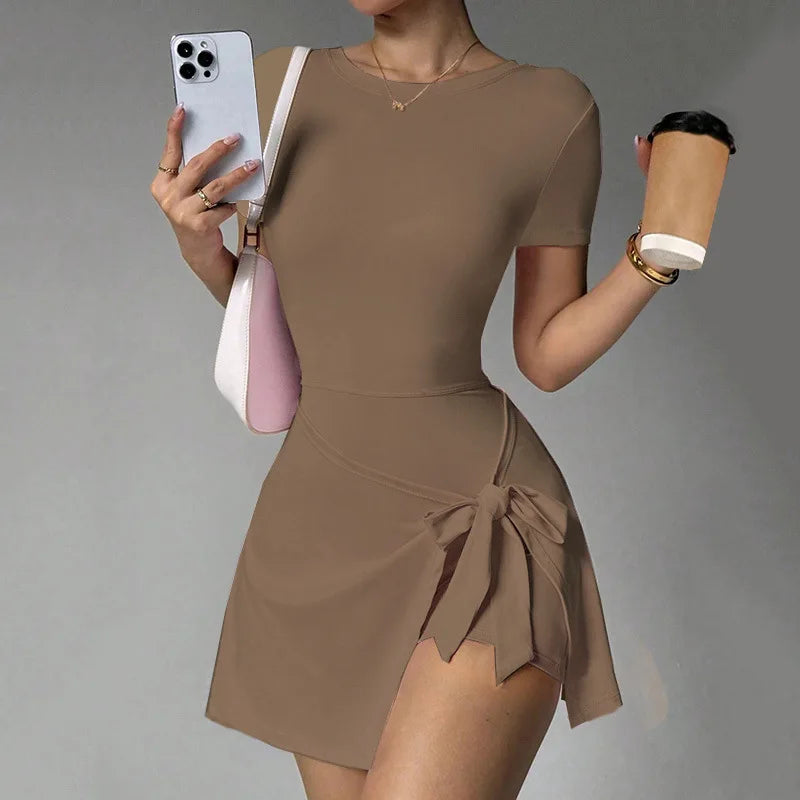 Tennis Skirts Sports Dress Golf Gym Yoga Dresses Women Girl Running Workout Long Skirt Fitness One Piece Dress