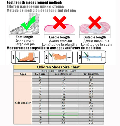 Children's Basketball  Sports Shoes Breathable Student White School Walking Shoes Anti-skid Boys Girls Casual Running Sneakers