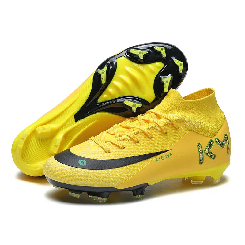 New Men Match Football Boots Ankle Non-Slip TF/FG Professional Soccer Shoes Boys Sneakers Comfortable Sports Shoes Unisex