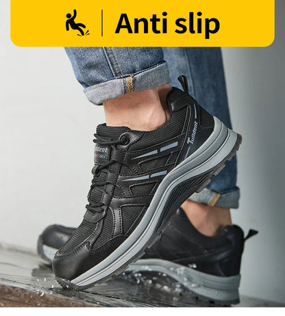 Safety shoes, anti-smashing and anti-puncture work shoes, insulated shoes, men's protective boots, men's shoes