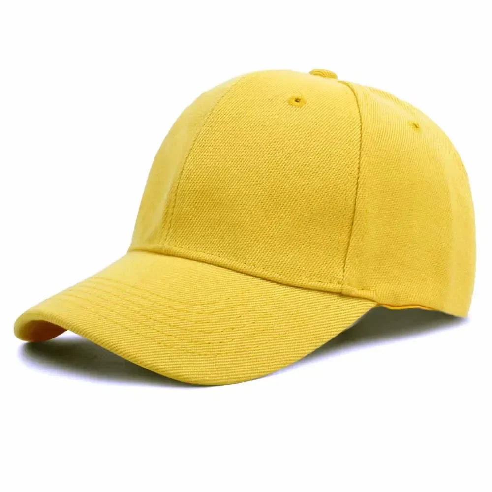 Solid Unisex Baseball Cap 6 Panel Men Caps Daily Womens Summer Hat Curved Brim Adjustable Red White Purple Grey Black