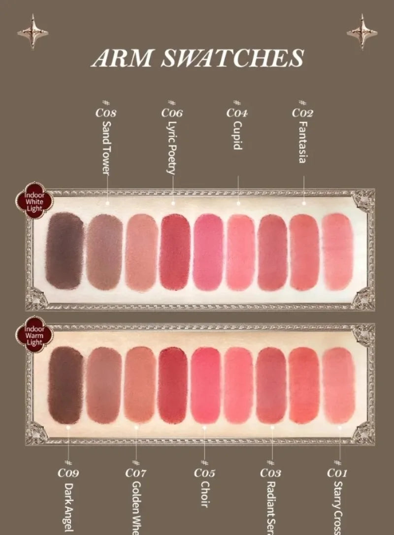 Makeup Set Little Angel Collection Make Up Gift Box Eye Shadow Blush Matte Lipstick Highlighter Full Kit All In One