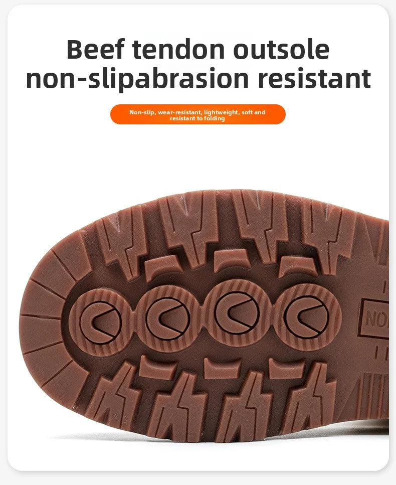 Four Season Labor Protection Shoes Anti Smashing Anti Piercing Steel ToeCap Anti Slip SafetyShoesWear-resistant Protective Shoes