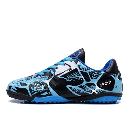 Children Soccer Shoes Sports Society Field Boy Football Shoes Futsal Fast Indoor Sneaker Original Ankle Cleats Football Boots