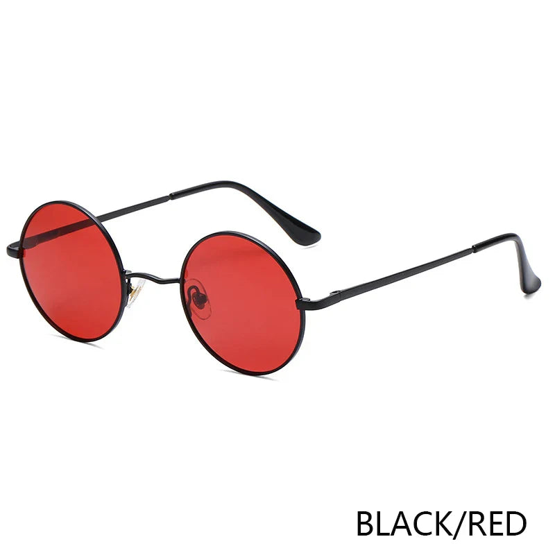 Retro Polarized Round Metal Frame Sunglasses Eyewear For Men and Women Driving Fishing Brand Designer Sun Glasses UV400