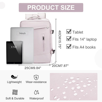 Women's Backpack Travel Suitcase Cabin Bag Aircraft Ryanair 40x20x25 Airplane Travel Bag Men Laotop Backpack Wizzair Carry On