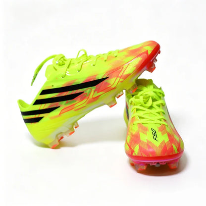 2026-F50 High Quality Mens Soccer Shoes Breathable Non-Slip Turf Soccer Cleats Pink TF/FG Training Football Boots Chuteira Campo
