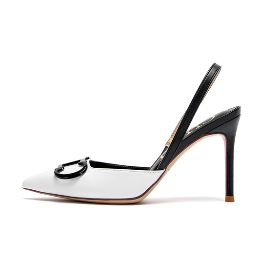 Women's High Heels 2025 Sharp tip Destiny Closed Toe Strappy Heels Sexy Wedding Bridal Party Dress Shoes 9cm