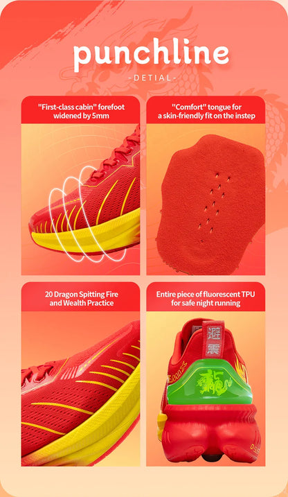 Tênis de Corrida ONEMIX Refletivo Vermelho Amortecedor Elite Aumento de Altura Tênis Esportivo para Caminhada ao Ar Livre Respirável em Mesh Masculino