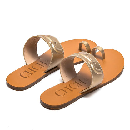 Women's Sandals New Simple Casual Flat Shoes Woman Beach Shoes