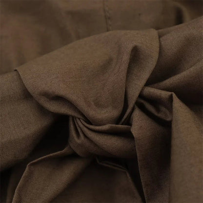 Women's Dress Fall 2025 New Solid Color Long Sleeve Shirt Style A-Pendulum Dress Belt Decoration Casual Fashion Personality